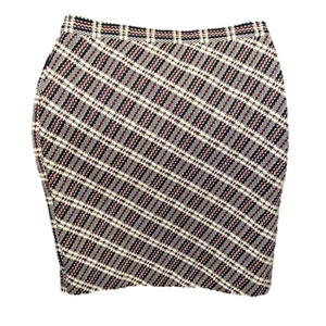 Ann Taylor Pencil Skirt Red Black White 4P